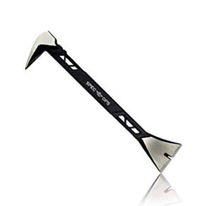 Spec Ops Tools 11" Molding Pry Bar Nail Puller Cats Paw, High-Carbon Steel, 3% Donated to Veterans,