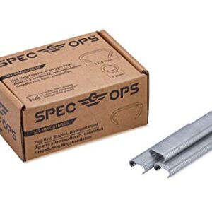 Spec Ops - M7-RING616G50 Tools 16 Gauge 11/16" Hog Rings, Divergent Point, 2,500 Pack, 3% Donated to Veterans Silver