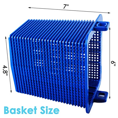 Wadoy SPX1600M Skimmer Basket Compatible with Hayward Super Pump, Strainer Basket 𝐰𝐢𝐭𝐡 𝐇𝐚𝐧𝐝𝐥𝐞𝐬 Replace for Hayward SP2607X10 SP2615X20XE SP1615X20 Inground Pool Pump