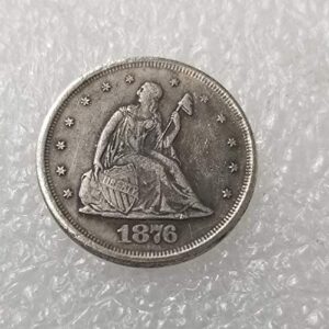 vansp copy 1876 liberty&eagle america 20 cent coin-antique silver dollar morgan coin collection us silver coin replica