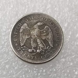 VanSP Copy 1876 Liberty&Eagle America 20 Cent Coin-Antique Silver Dollar Morgan Coin Collection US Silver Coin Replica