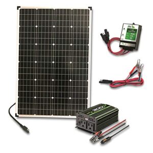 110 watt complete solar kit (300w inverter & 11a cc)