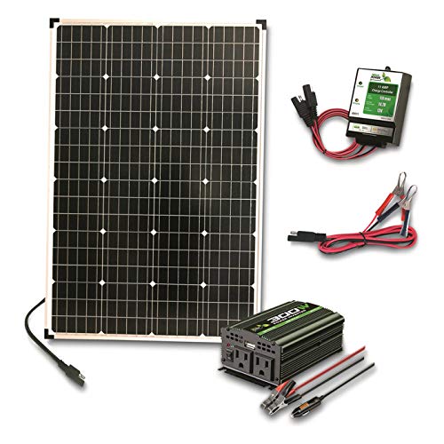 110 Watt Complete Solar Kit (300W Inverter & 11A CC)