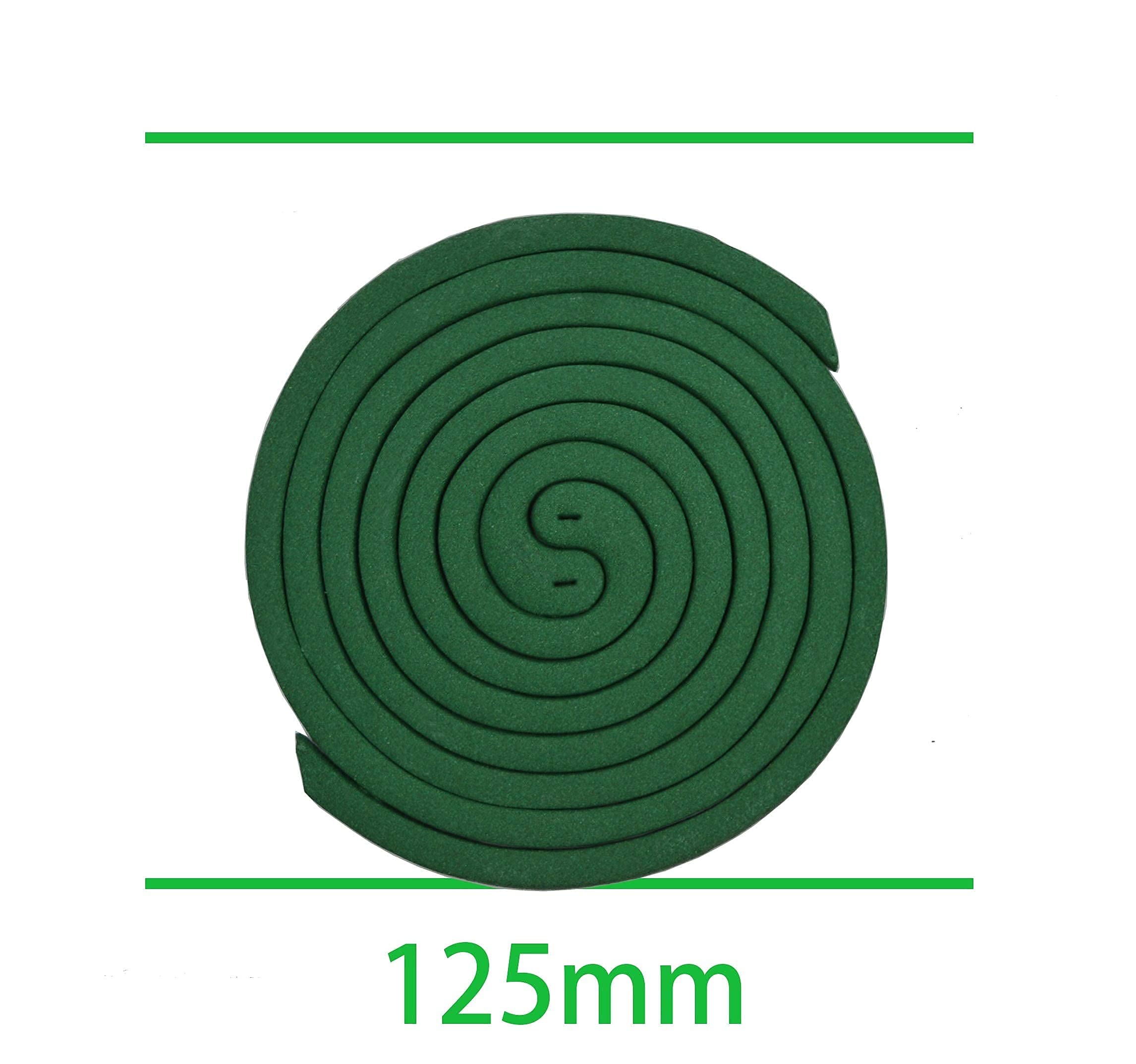 Citronella Coils - Outdoor Use - Each Coil could last for 5-7 Hours - 2 Pack Contains 16 coils & 2 Coil Stands