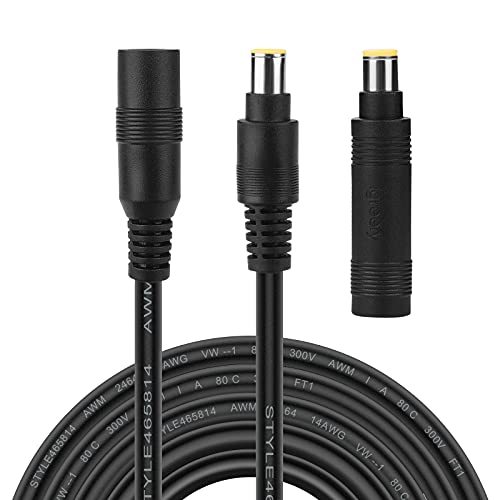 8mm Extension Cable - iGreely 10Ft 3M DC 8mm Cord Compatible with Jackery Goal Zero for Solar Generator Portable Power Station and Solar Panel 14AWG…