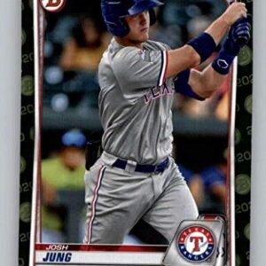 2020 Bowman Prospects Camo #BP-113 Josh Jung RC Rookie Texas Rangers MLB Baseball Trading Card