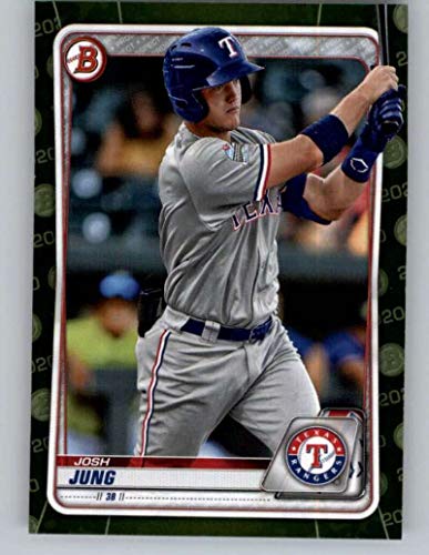 2020 Bowman Prospects Camo #BP-113 Josh Jung RC Rookie Texas Rangers MLB Baseball Trading Card