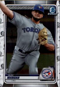 2020 bowman chrome prospects #bcp-149 alek manoah rc rookie toronto blue jays mlb baseball trading card