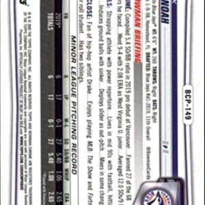 2020 Bowman Chrome Prospects #BCP-149 Alek Manoah RC Rookie Toronto Blue Jays MLB Baseball Trading Card