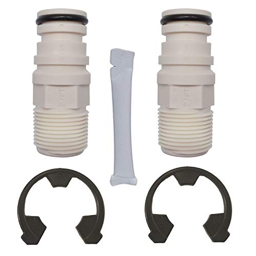 7280203 - Water Softener Installation Adapter Kit with (2) clips, (2) o-rings and silicone o-ring lubricant