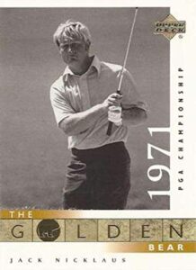 2001 upper deck golf #114 jack nicklaus golden bear official trading card