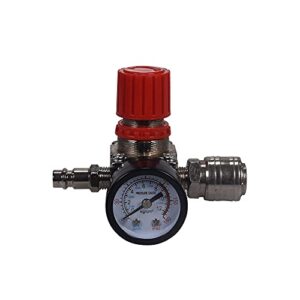 Air Compressor Pressure Regulator 1/4 "Pneumatic Expansion Valve, Pressure Control Valve With 180psi 12bar Connection (Three-way valve)