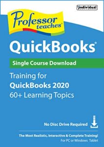 professor teaches quickbooks 2020 [pc download]
