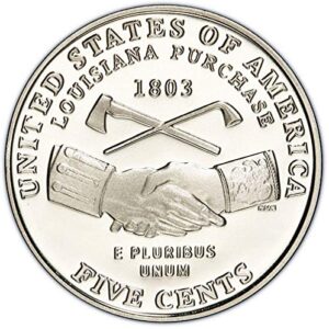 2004 p bu peace medal jefferson nickel choice uncirculated us mint