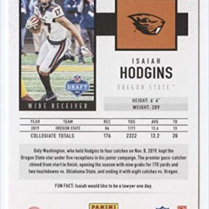 2020 Score #425 Isaiah Hodgins Oregon State Beavers NFL Football Card (RC - Rookie Card) NM-MT