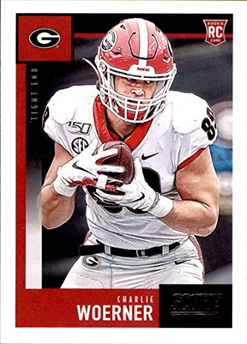 2020 Score #401 Charlie Woerner Georgia Bulldogs NFL Football Card (RC - Rookie Card) NM-MT