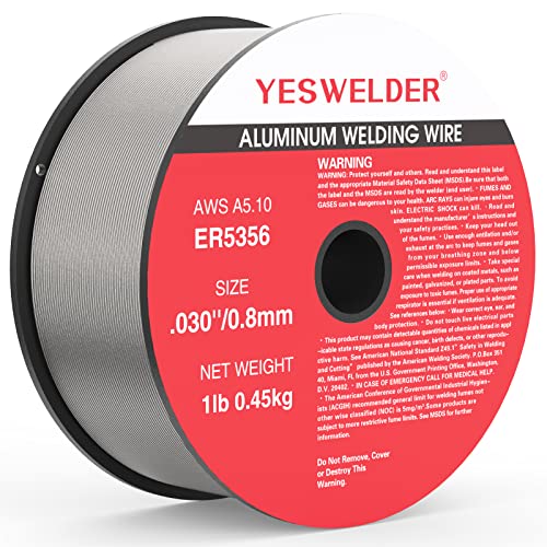 YESWELDER Magnesium Aluminum Welding Wire ER5356 .030-Diameter, 1-Pound Spool