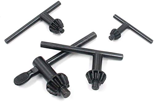 Chrome Vanadium Steel Drill Chuck Wrench 4 Pieces Drill Press Replacement Drill Chuck Keys Kit