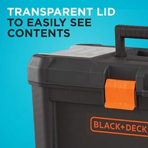 beyond by BLACK+DECKER Tool Box & Organizer, 16-Inch, 10-Compartment (BDST60096AEV)
