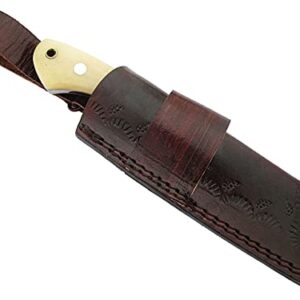 SM9 7" Fixed Blade hoof rasp Knife/Fixed Blade Knives/Cow boy Knife/Fixed Blade Knife with Sheath