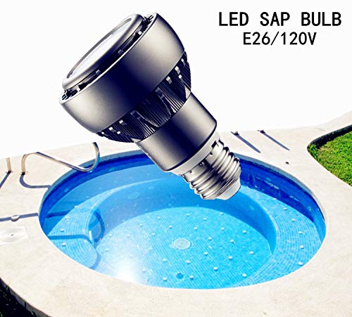 YU MEIL LED Spa Light Bulb 15W 1500LM Daylight White 6000K led Pool Light Bulb Replaces up to 100-300W Traditionnal Spa Light Bulb(120V /E26) Bulb*1