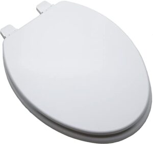 proflo pftswe2001wh proflo pftswe2001 elongated closed-front toilet seat and lid
