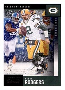 2020 score #228 aaron rodgers green bay packers football card