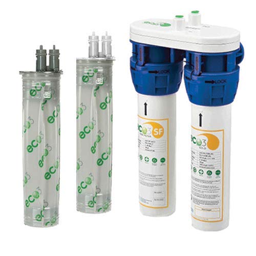 eco3 1,500 Gallon Dual Water Filter System with Lead Reduction! Includes pre-Sediment Filter for Heavy silt or Sediment Build-up Conditions with Professional Water Filtration Installation Kit!