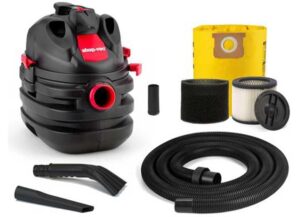 shop vac wet/dry vacuum 5 gallon 6hp peak 90 cfm portable