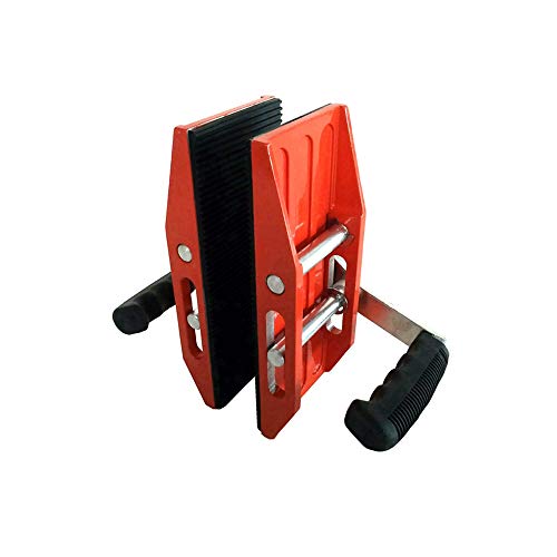 TECHTONGDA Double Handed Carrying Clamp Glass Gripper Stone Ceramic Panel Carrier Plate Lifter Red