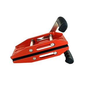 TECHTONGDA Double Handed Carrying Clamp Glass Gripper Stone Ceramic Panel Carrier Plate Lifter Red