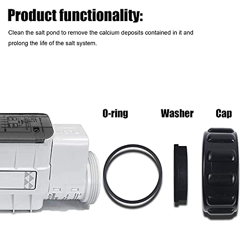 520670 IntelliChlor Acid Washing Kit, Compatible with Pentair InterlliChlor Salt Chlorinator Sanitizers Models (IC60, IC40, IC20, IC15), Made of Heavy Duty Plastic, Improving The Parts Lifespan by 70%