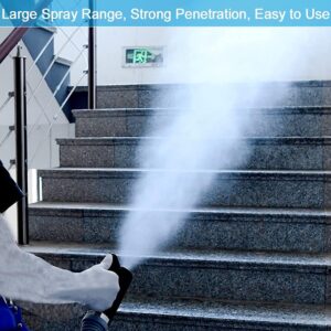 LONYEON 8L Electric ULV Cold Fogger Machine with Backpack Mist Atomizer, Adjustable Flow Rate, Large Area Spraying for Home Indoor Outdoor