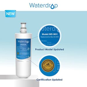 Waterdrop 3US-AF01 Under Sink Water Filter, Replacement for Standard Filtrete® 3US-AF01, 3US-AS01, Aqua-Pure AP Easy C-CS-FF, WHCF-SRC, WHCF-SUFC, WHCF-SUF, NSF/ANSI 42 Certified, Pack of 3