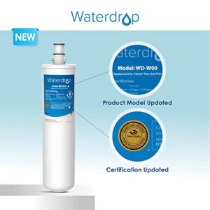 Waterdrop 3US-MAX-F01 Maximum Under Sink Water Filter, Replacement for Filtrete® Advanced 3US-PF01, 3US-MAX-F01, 3US-PS01, 3US-MAX-S01, Manitowoc K-00337, K-00338, NSF/ANSI 42 Certified, Pack of 3