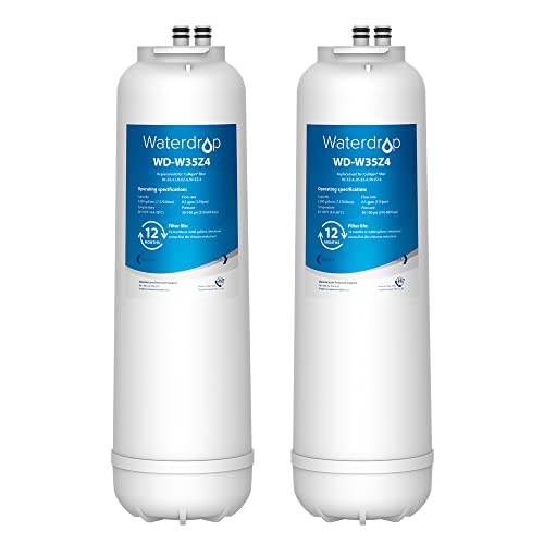 Waterdrop RC 4 EZ-Change Premium Water Filter Replacement, Replacement for Culligan RC-EZ-4, IC-EZ-4, US-EZ-4, RC-EZ-3, Brita USF-201, USF-202, DuPont WFQTC30001, WFQTC70001, 2K Gallons (Pack of 2)