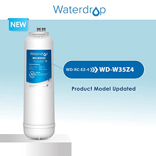 Waterdrop RC 4 EZ-Change Premium Water Filter Replacement, Replacement for Culligan RC-EZ-4, IC-EZ-4, US-EZ-4, RC-EZ-3, Brita USF-201, USF-202, DuPont WFQTC30001, WFQTC70001, 2K Gallons (Pack of 2)