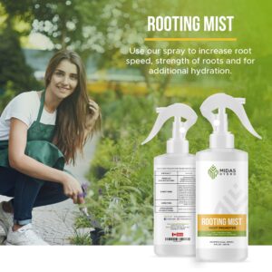Rooting Plant Spray for Cloning - Root Starter for Plant Cloning Kit - Stimulate Root Growth for Cuttings - Indoor Plant Food and Nutrients for Plant Growth - Cloning Succulents Cuttings