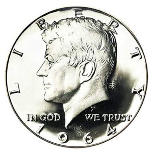1964 - kennedy half dollar 90% silver 2 coin set uncirculated