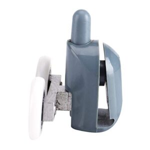 FastUU Pulleys Rollers, Low Noise Shower Door Rollers, Easy Clean Door Roller, Shower Cabins for Bathroom(Double Wheel)