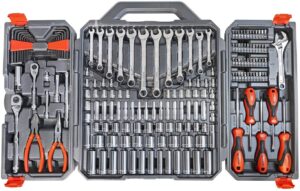 crescent 180 piece professional tool set in tool storage case - ctk180
