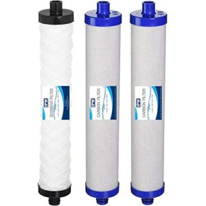 compatible hydrotech 41400008/41400009 replacement reverse osmosis water filter cartridge set