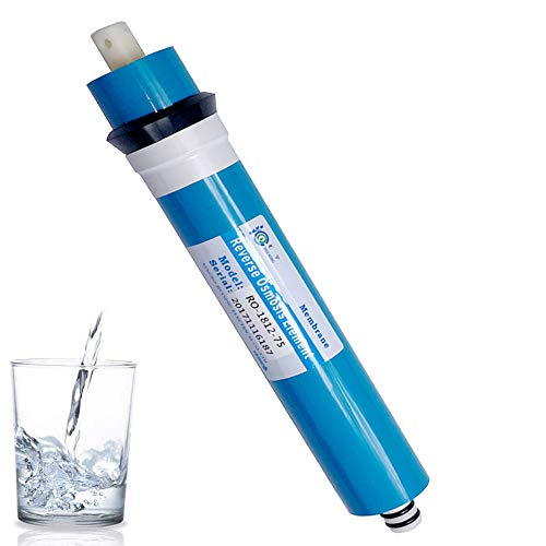 Huining 75GPD RO Membrane ULP1812/2012 Residential Reverse Osmosis Membrane Water Filter Cartrige Replacement for Home Drinking Water Filtration System Household Under Sink Water Purifier (1 Pack)