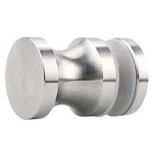 alise shower glass door handle,sliding shower doors knob,one sided pull hardware replacement parts for bathroom glass doors,l9000-ls solid sus304 stainless steel brushed nickel