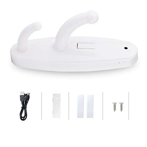 32GB Hidden Camera Clothes Hook, Mini Hidden Camera HD 1080P No WiFi Needed Nanny Cam, Security Camera with 32GB SD Card Recording for Monitoring Home/Baby/Pet No Audio