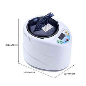 Ejoyous Sauna Steamer Machine for Home, 2L Portable Sauna Steam Generator Fumigation Machine Stainless Steel Pot with Intelligent Remote Control for Sauna Spa Tent Body Detox, US Plug