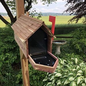 Simple and Beautiful Cedar Mailbox with Metal Insert | Cedar Chalet | Made with Aromatic Red Cedar