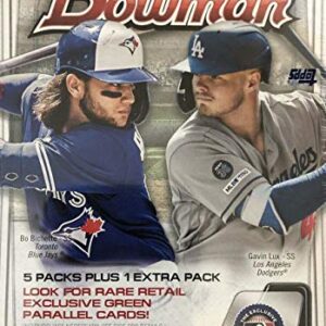 2020 Bowman Baseball Series Unopened Blaster Box Made By Topps Possible Prospects, Retail Exclusive Inserts and Autographs