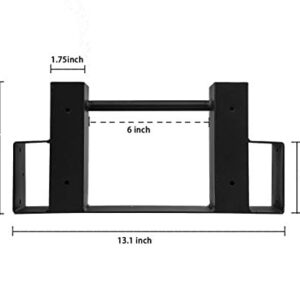 Zantle Outdoor and Indoor Firewood Log Rack Bracket Kit, Fireplace Wood Storage Holder - Adjustable to Any Length