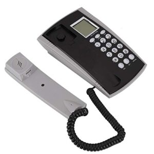 landline phone, small business corded telephone with caller id display, retro desktop cord telephone for home, office, hotel